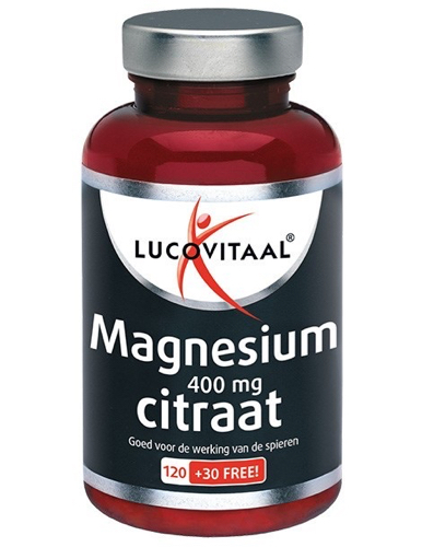 Lucovitaal Citrate de magnésium 400mg 150tablettes NUT 472/219